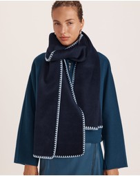 SABA - Kayla Contrast Stitch Scarf