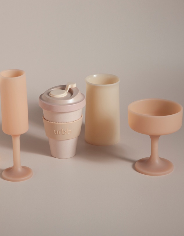 porter green - mecc | silicone unbreakable cocktail glasses