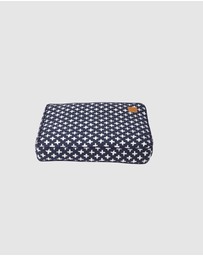 Mog & Bone - Classic Cushion Dog Bed - Navy Cross