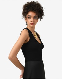 Forcast - Devon V-Neck Singlet