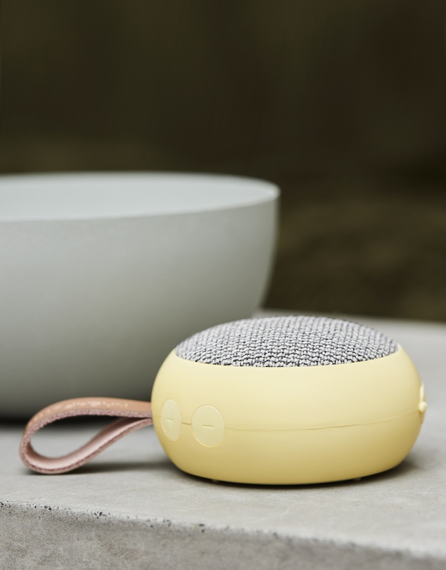 Kreafunk - Kreafunk Ago 2 Fabric Bluetooth Speaker - Soft Yellow