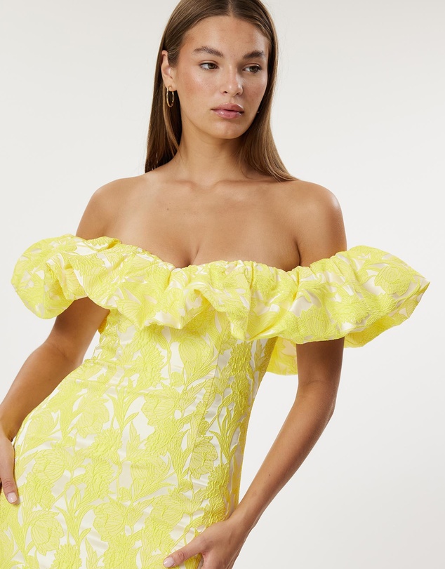 Honey and Beau - Puff Sleeve Dress