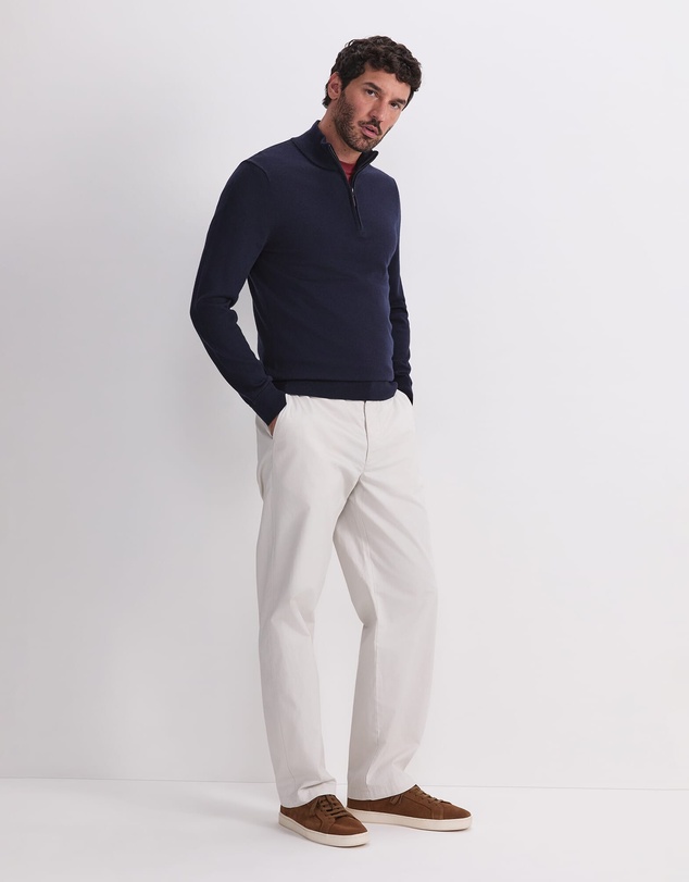 Sportscraft - Merino Quarter Zip Knit