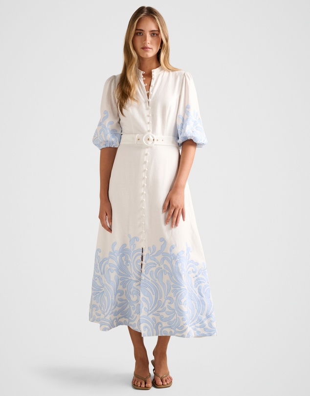 Forever New - Esther Embroidered Midi Dress