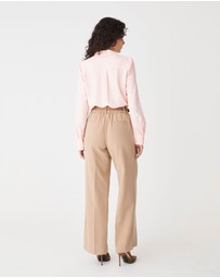 Forcast - Claudia Pleat Neck Blouse