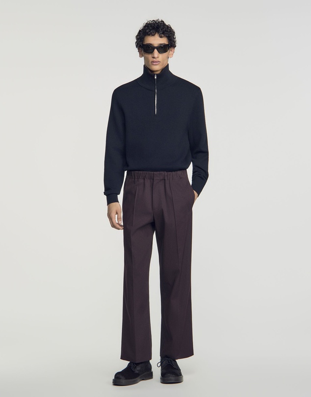 Sandro - Alpha Cotton Large Pants