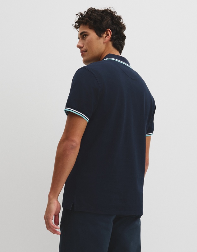 Country Road - Australian Cotton Cr Logo Pique Polo