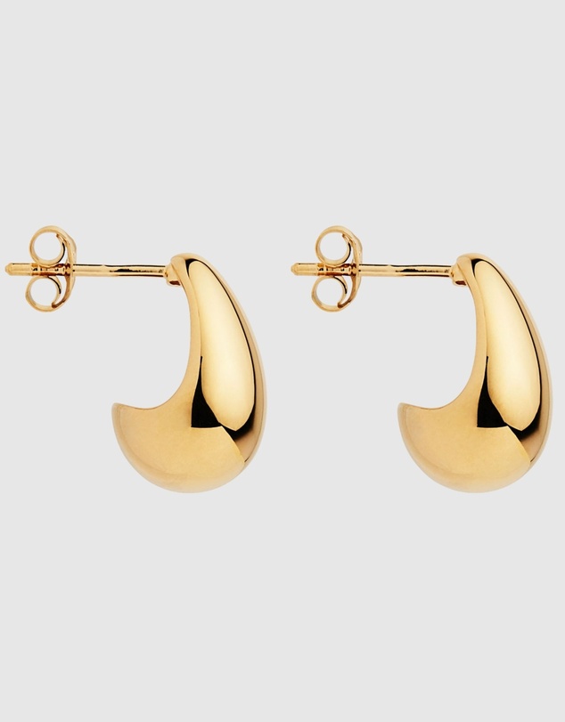 Najo - Baby Umbra Yellow Gold Earrings