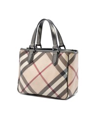 Pre-Loved by Azura Reborn - Pre-Loved Supernova Check Coated Canvas Tote