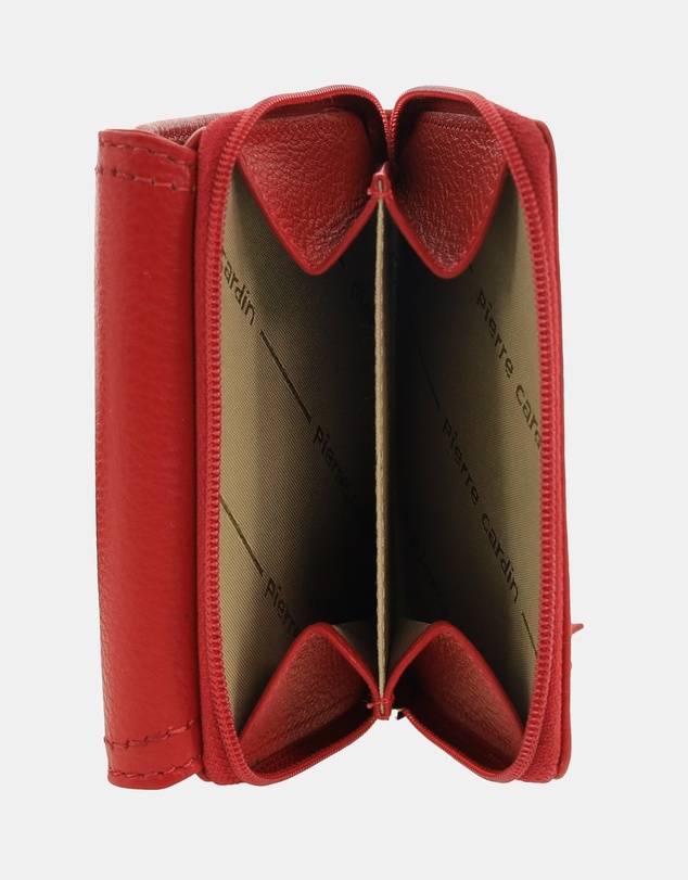 Pierre Cardin - Pierre Cardin Ladies Leather Tri-Fold Tab Wallet