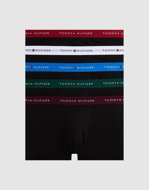 Tommy Hilfiger - 5-Pack Signature Waistband Trunks