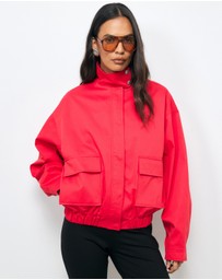 AERE - Ines Funnel Neck Bomber