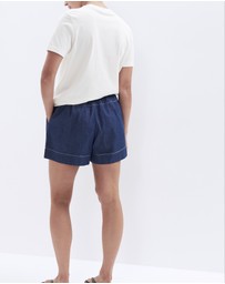 UNISON - Paperbag Waist Denim Short