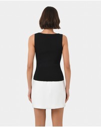 Forcast - Vivi Rib Knit Tank Top