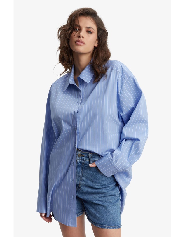 Bardot - Striped Oversized Shirt