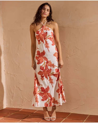 MINKPINK - Isla Halter Maxi Dress