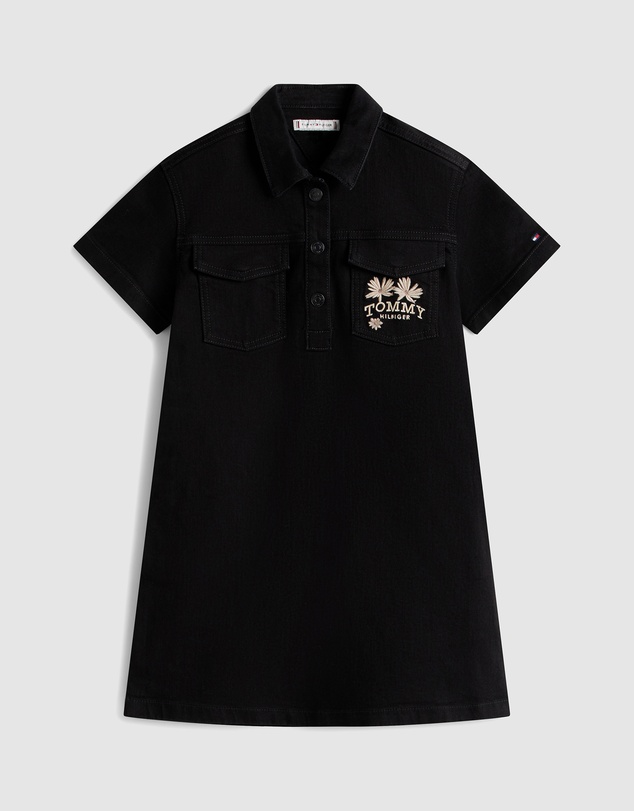 Tommy Hilfiger - A-Line Denim Dress - Teens
