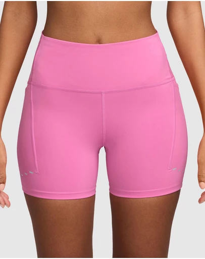 Nike - Swift Dri-FIT 4in High-Waisted Tight Running Shorts with Pockets