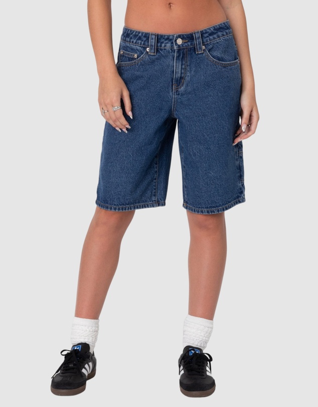 EDIKTED - Stargirl Denim Bermuda Shorts