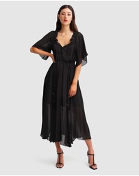 Belle & Bloom - Amour Amour Ruffled Midi Dress
