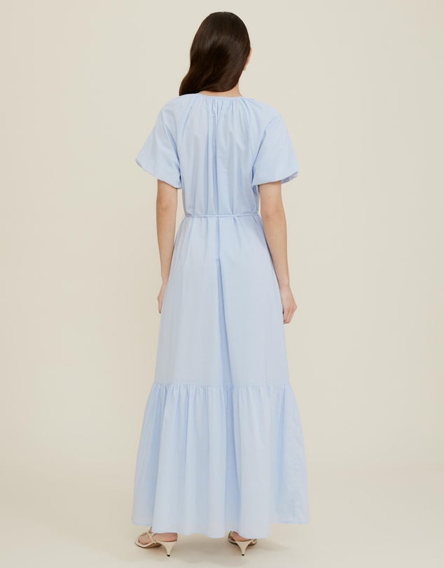 The Fated - Paisley Belted Maxi Dress