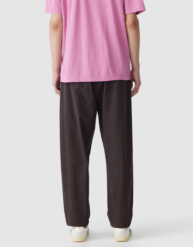Bassike - Crushed Cotton Pull On Pants