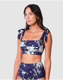 UNE PIECE - Classic Square Neck Bralette Bikini Top
