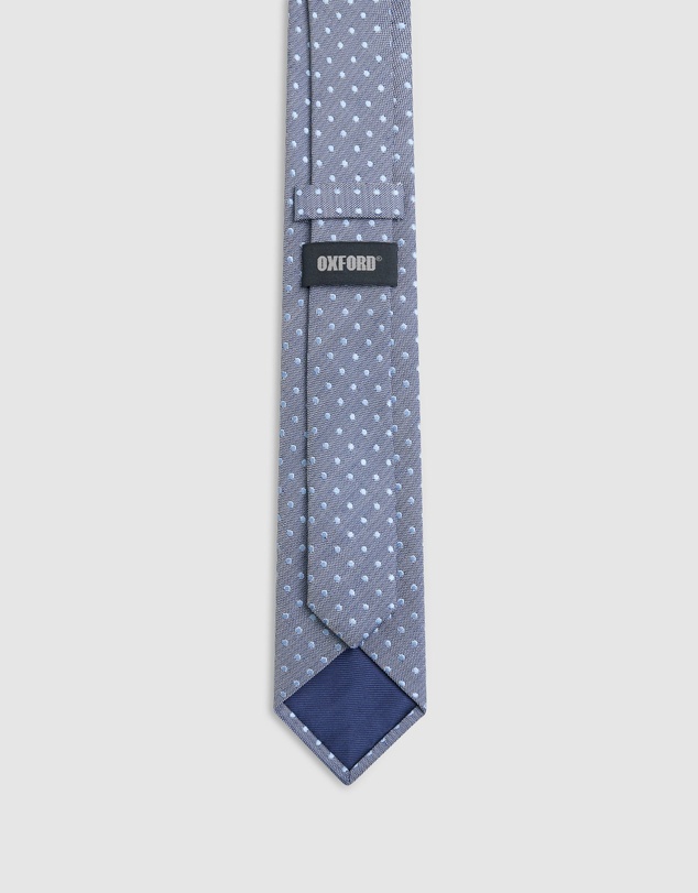 Oxford - Noel Spot Grid 7Cm Tie
