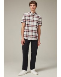 NEXT - Stretch Oxford Check Short Sleeve Shirt