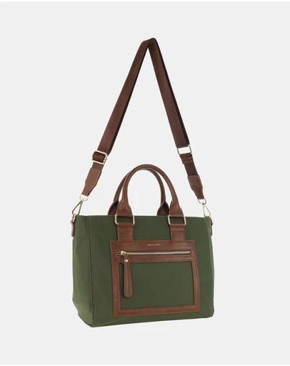 Pierre Cardin - Pierre Cardin RFID Lightweight Nylon Mini Tote with Crossbody