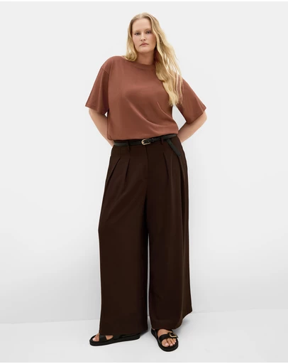 City Chic - Oversized Crew Neck Tee