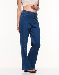 Soon Maternity - Relaxed Wide Leg Jeans