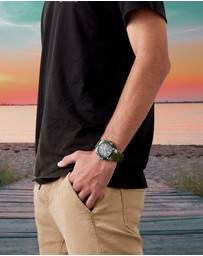 Maxum - Maverick Green Ana Digi Watch