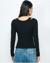 AERE - Elsa Double Layered T-Shirt