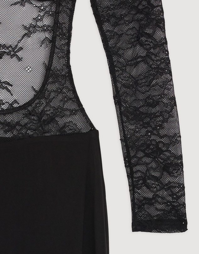 Revibe - Repaired BY JOHNNY. Elara Lace Dress - AU 6