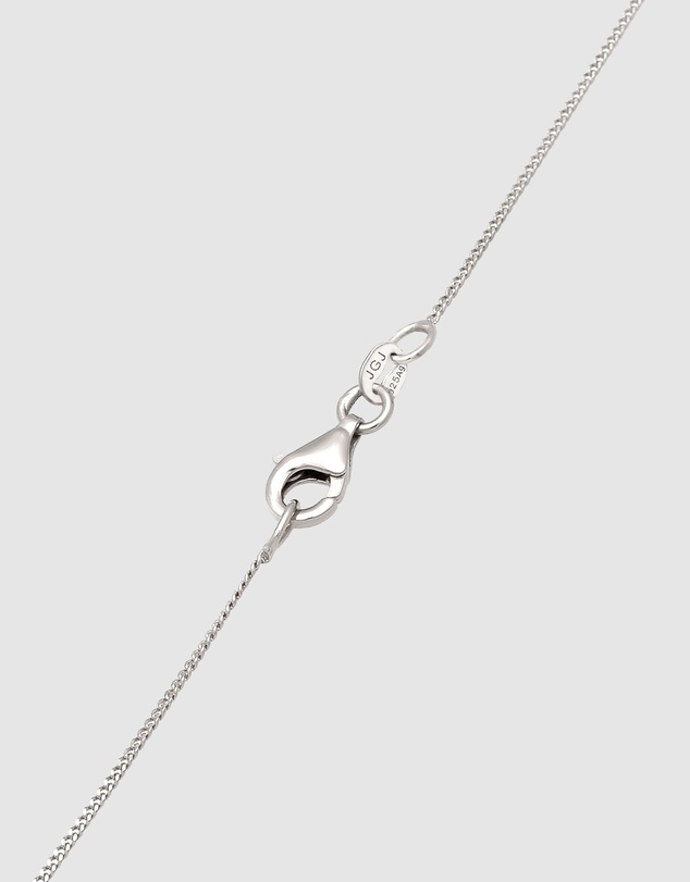 Elli Jewelry - Amber Lava Pendant Necklace in 925 Silver
