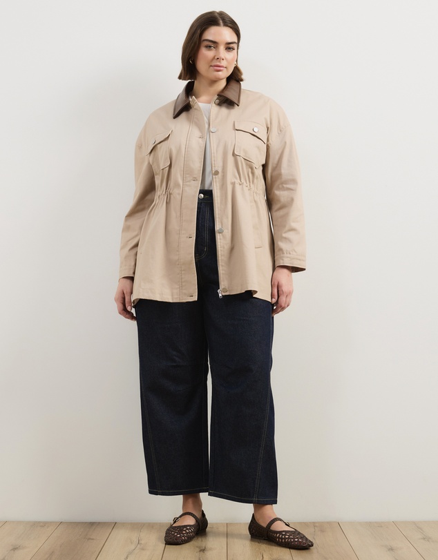 Atmos&Here Curvy - Anwen Barn Jacket