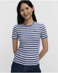 Marimekko - Kukkea Tasaraita Unikko Kioski t-shirt
