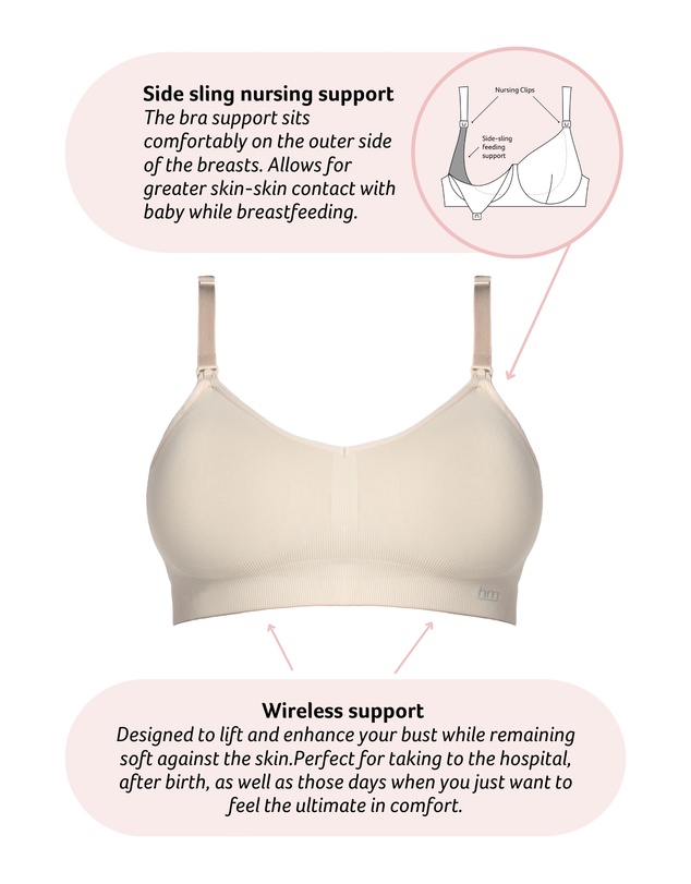 Hotmilk Maternity Lingerie - My Necessity 2.0 FlexFit Nursing Bra - Wirefree