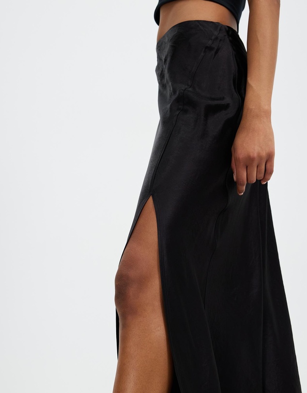Third Form - Crush Bias Split Maxi Skirt