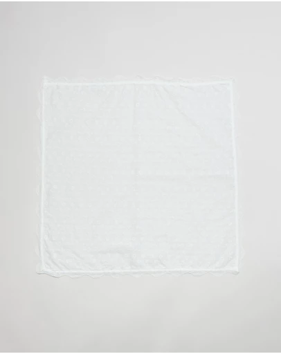 AERE - Lace Trim Head Scarf