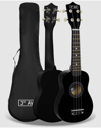 iWorld - 3rd Avenue Soprano Ukulele - Black