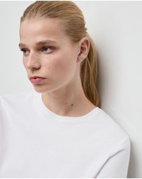 M.N.G - Short-Sleeved Cotton T-Shirt