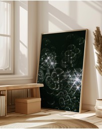 Olive et Oriel - Disco Kaleidoscope - Portrait by Samantha Hearn Art Print