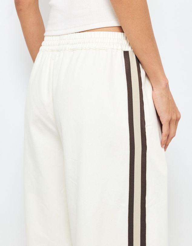 AERE - Contrast Stripe Denim Twill Pants
