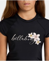 Billabong - Girls 6 to 16 Bloom Crush Short Sleeve Rashguard