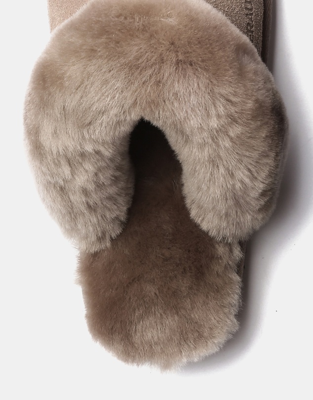 EVERAU - EverAU Ugg Muffin Slipper Suede Cow Suede Upper House Shoes