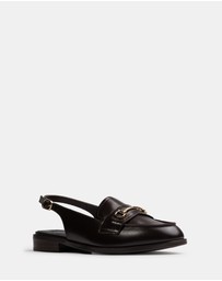 Wittner - Alexia Leather Slingback Loafers
