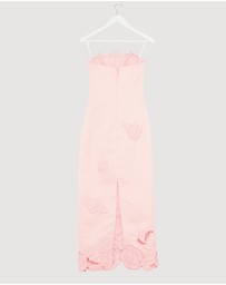 Revibe - Repaired LEO LIN Rayna Applique Bustier Maxi Dress