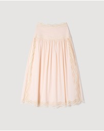 Sandro - Brune Asie Skirt